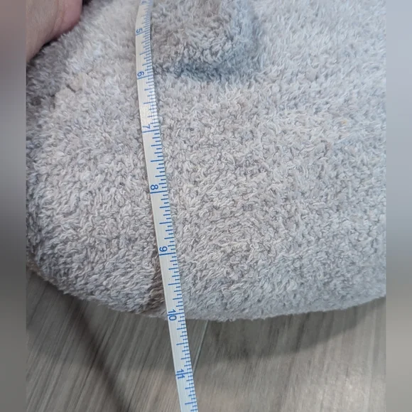 Barefoot Dreams CozyChic Buddie Fish Gray Plush Pillow Stuffed Animal - Picture 9 of 9